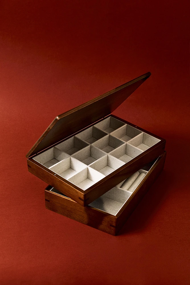BOÎTE À BIJOUX BOIS GRAND FORMAT