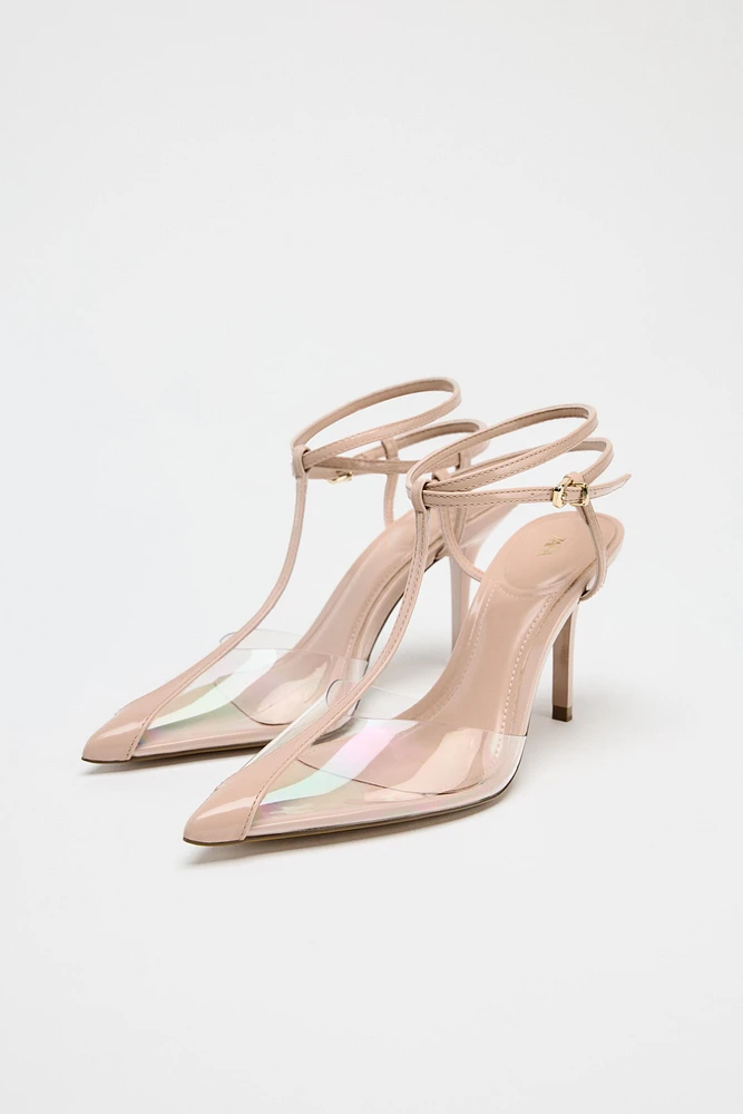 CHAUSSURES OUVERTES À L'ARRIÈRE EN VINYLE
