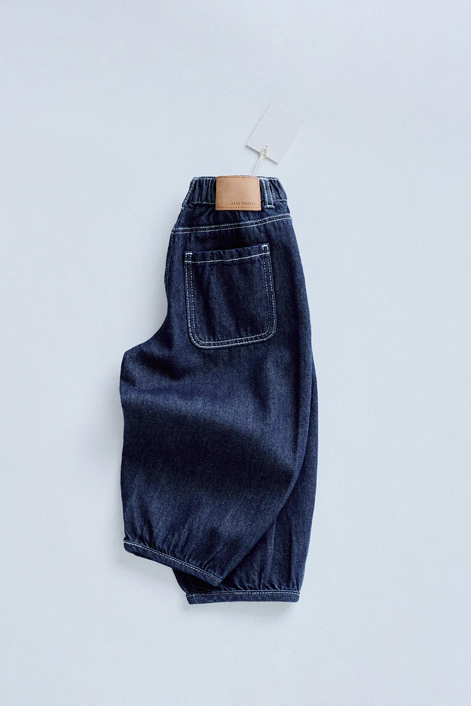 TIMELESZ - DARTED BAGGY JEANS