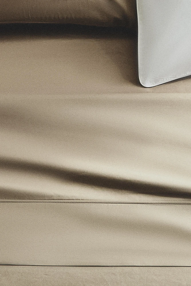 DRAP DE DESSUS COTON PERCALE (300 FILS)