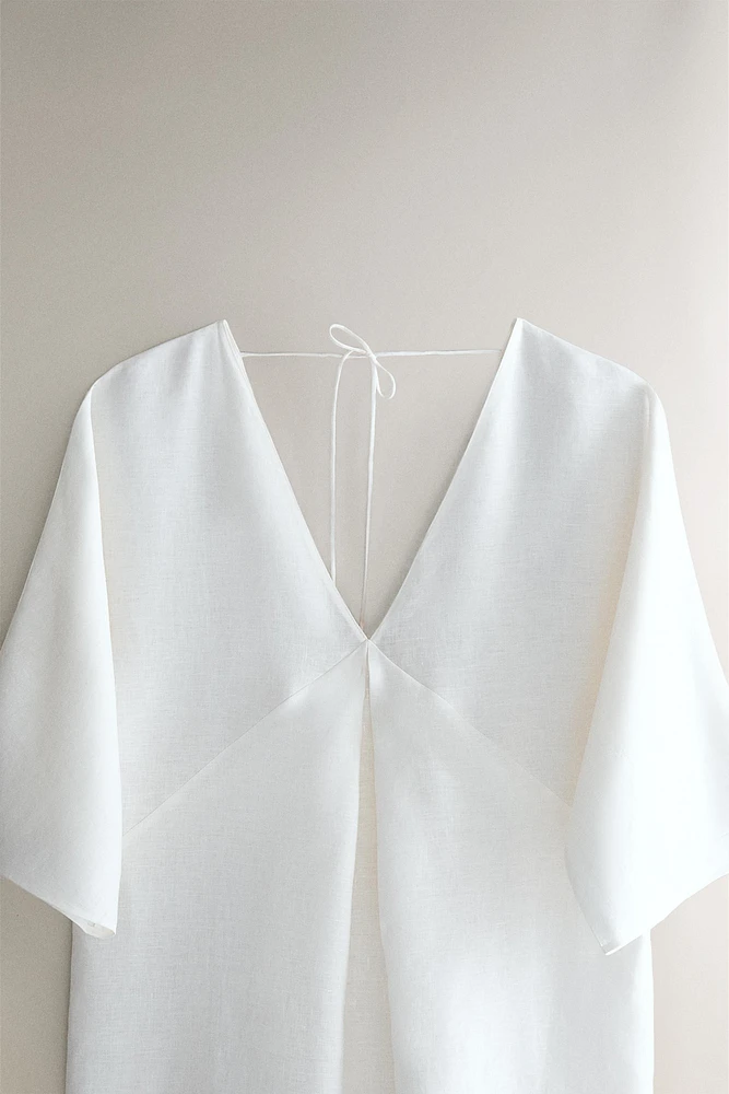 LINEN NIGHTGOWN