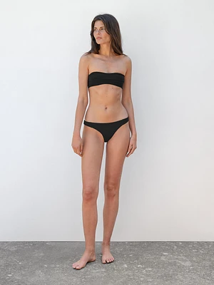 Haut de bikini bandeau texturé