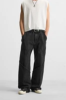 JEAN RELAXED FIT POCHES OVERSIZE