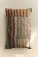 HOUSSE DE COUSSIN LAINE COTON RAYURES