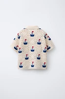 CROCHET BOAT KNIT SHIRT