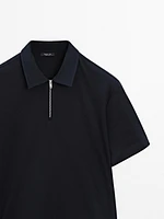Polo 100 % coton à manches courtes