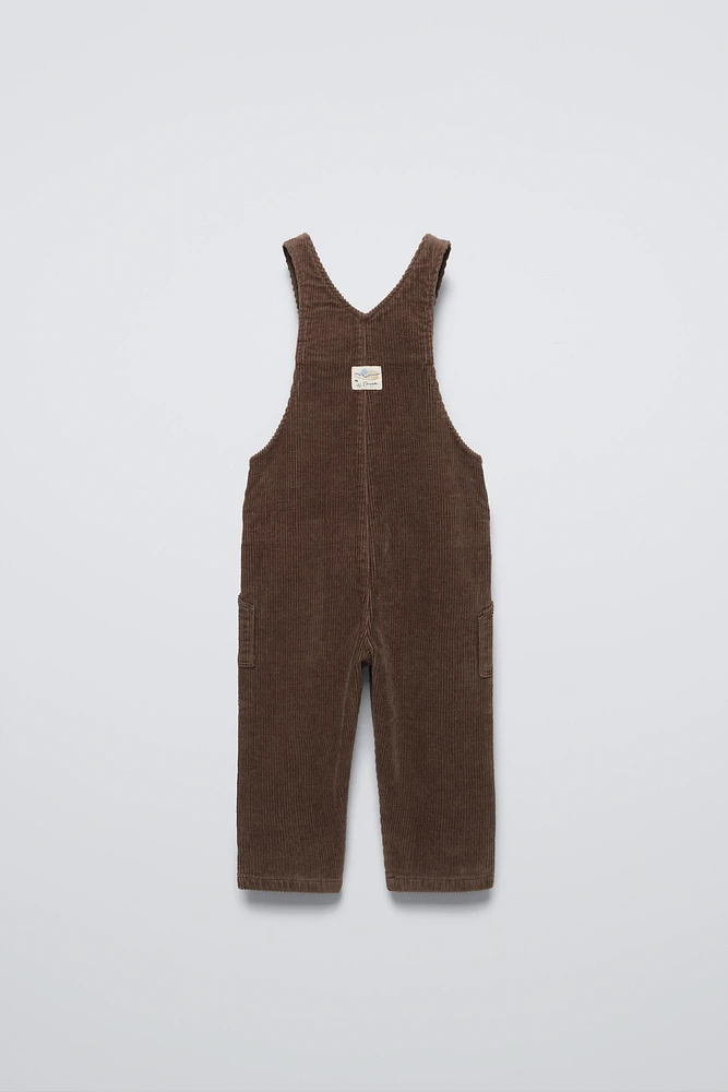 LONG CORDUROY OVERALLS