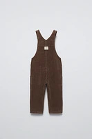 LONG CORDUROY OVERALLS