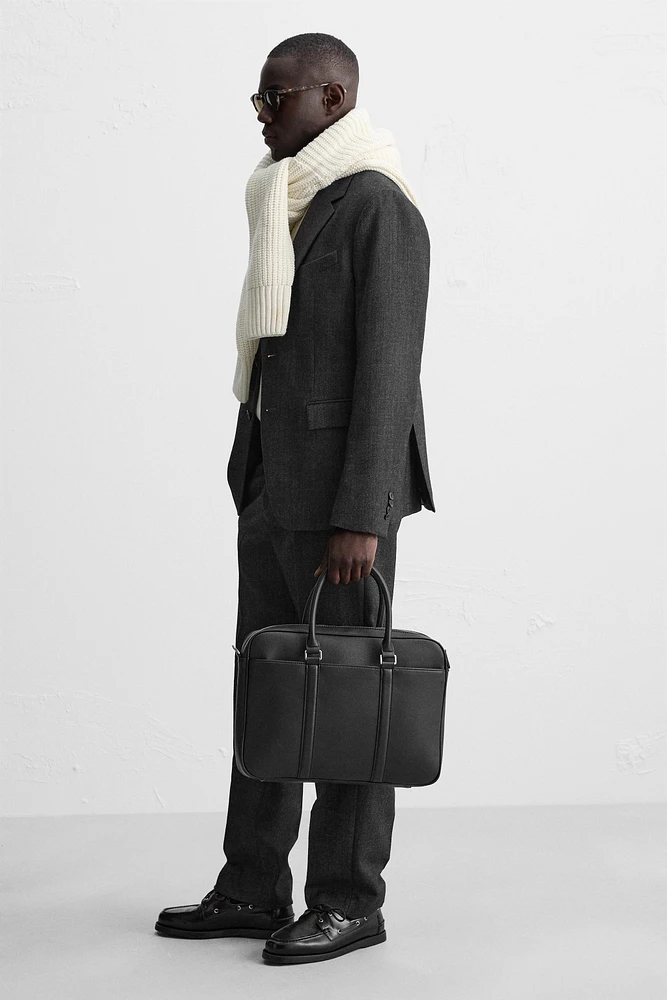 TEXTURED BRIEFCASE