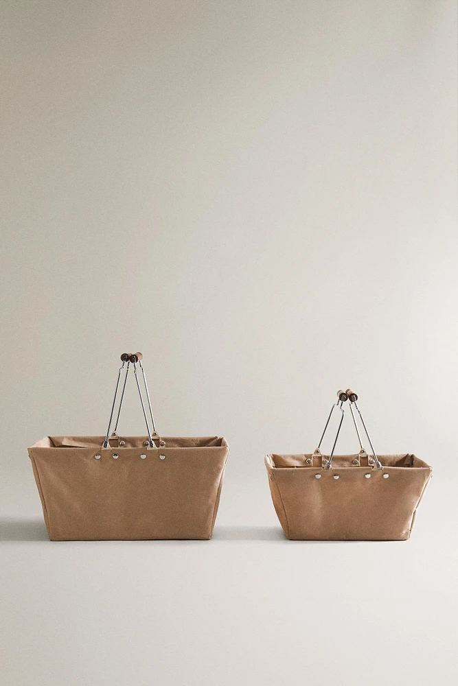 PANIER COTON DÉHOUSSABLE JARDIN