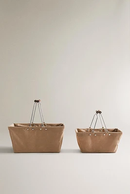 PANIER COTON DÉHOUSSABLE JARDIN