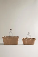 PANIER COTON DÉHOUSSABLE JARDIN