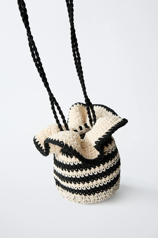 SAC BANDOULIÈRE CROCHET