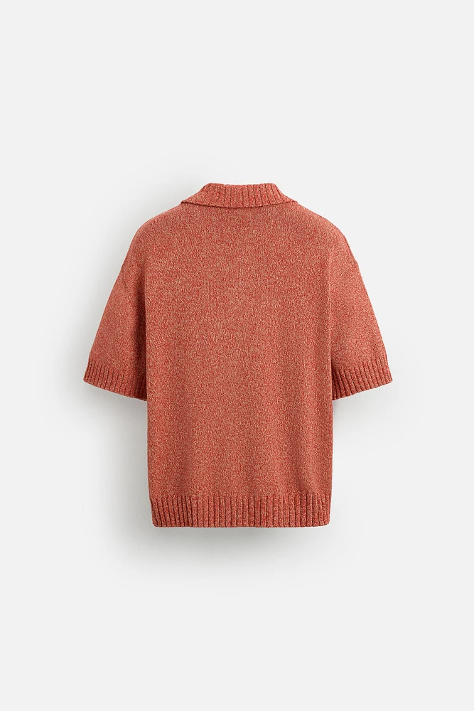 POLO EN MAILLE CONTRASTE