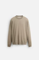 LIGHTWEIGHT 100% WOOL SWEATER