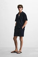 CHEMISE STRUCTURÉE ZIP