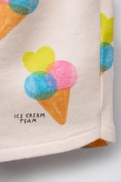 BERMUDA IMPRIMÉ GLACES