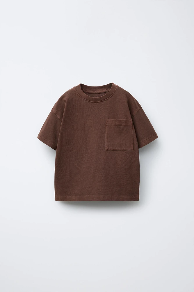 GARMENT DYE POCKET T-SHIRT