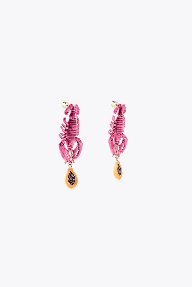 BOUCLES D'OREILLES HOMARD
