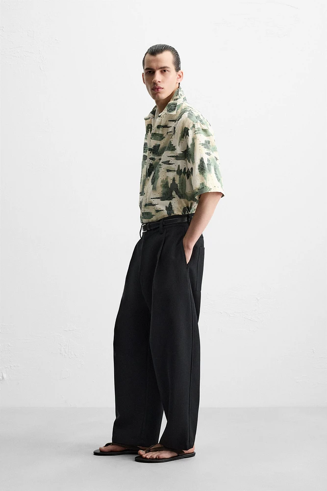 CHEMISE BRODERIE DÉCOUPÉE IMPRIMÉE