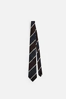 SILK STRIPED TIE