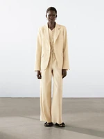 Blazer en lin mélang