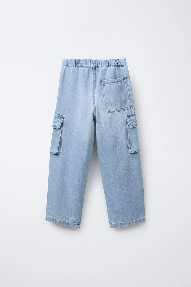 FLOWY CARGO JEANS