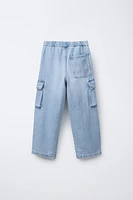 FLOWY CARGO JEANS
