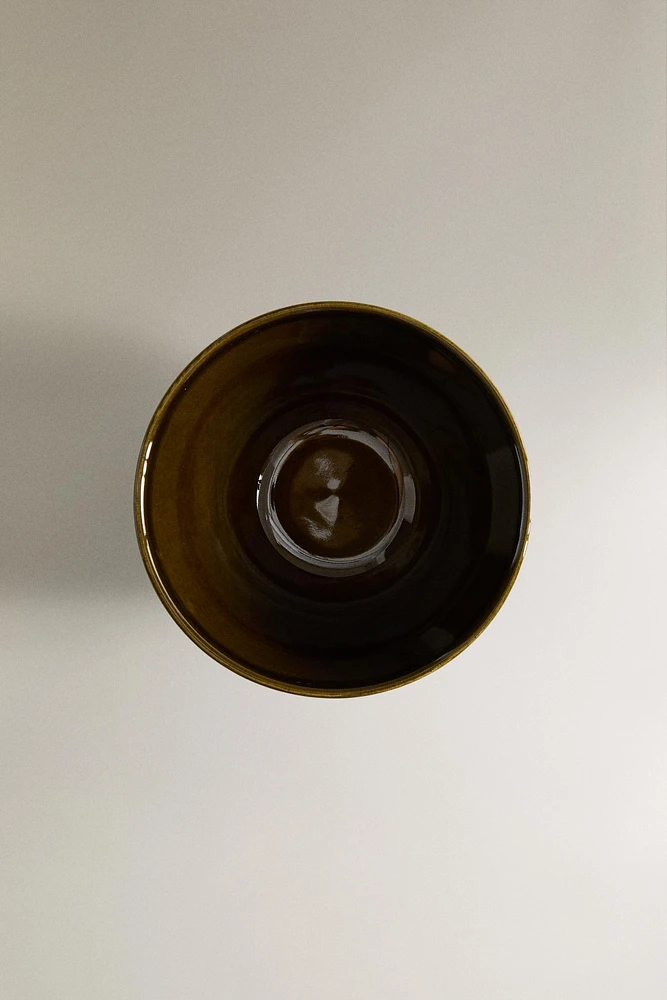 SPIRAL EARTHENWARE BOWL