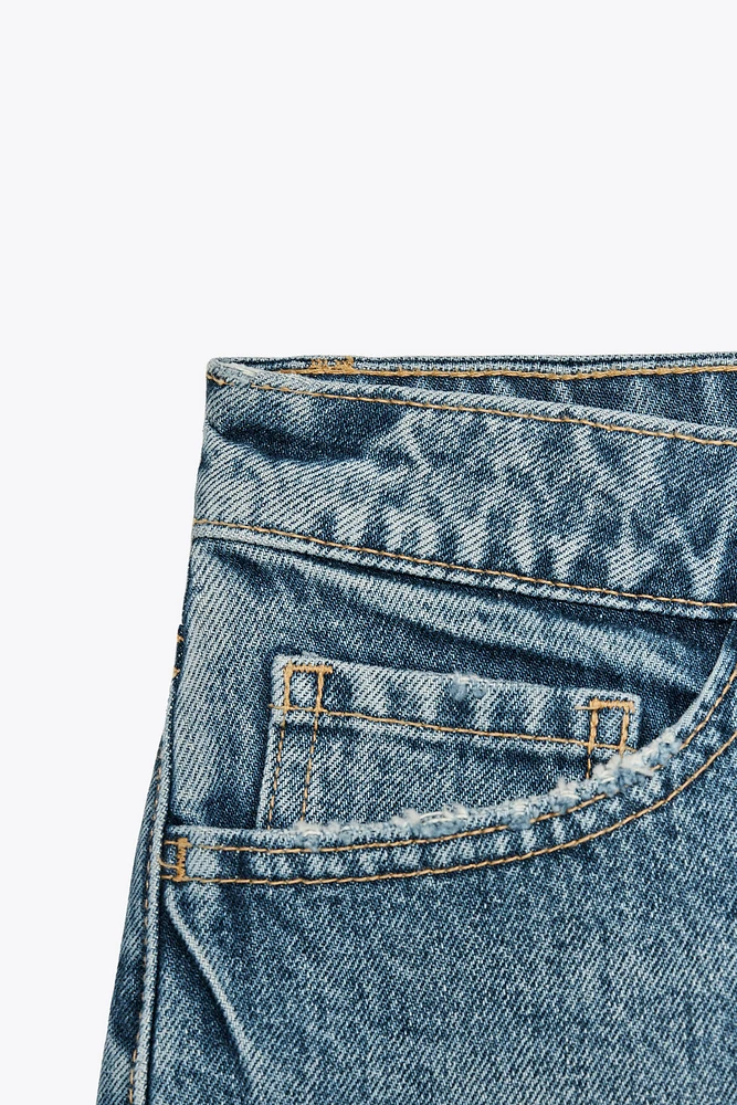 SHORT MICRO EN JEAN TRF TAILLE NORMALE