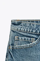 SHORT MICRO EN JEAN TRF TAILLE NORMALE