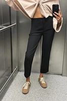 SOFT ANKLE-LENGTH PANTS