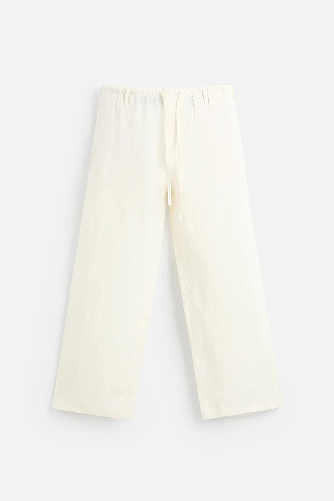 PANTALON 100 % LIN