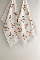 SET OF COTTON BIRD KITCHEN TOWELS (SET OF 2)