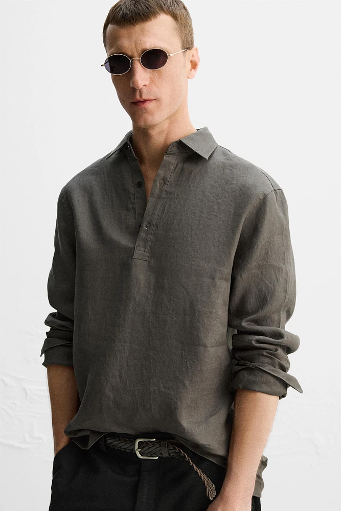 100% LINEN POLO SHIRT LIMITED EDITION