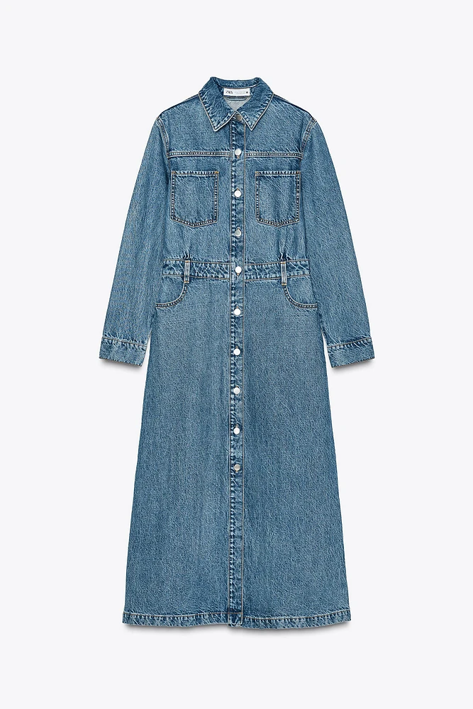 ROBE Z1975 MI-LONGUE EN JEAN