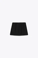 JUPE-PANTALON À CEINTURE