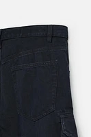 BERMUDA CARGO EN COTON - LYOCELL