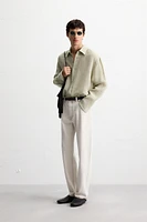 CHEMISE RELAXED FIT MÉLANGE DE LIN