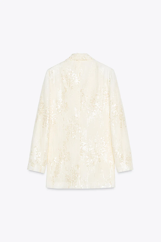 SEQUIN LONG BLAZER