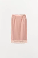 LACE MIDI SKIRT