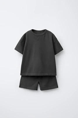 ENSEMBLE DE JOGGING T-SHIRT ET BERMUDA UNI