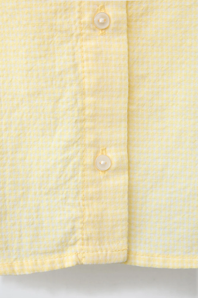 CHEMISE À CARREAUX VICHY ONDULINE