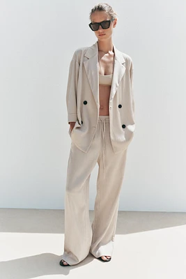 BLAZER EFFET PLISSÉ