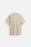 POLO JACQUARD RAYÉ