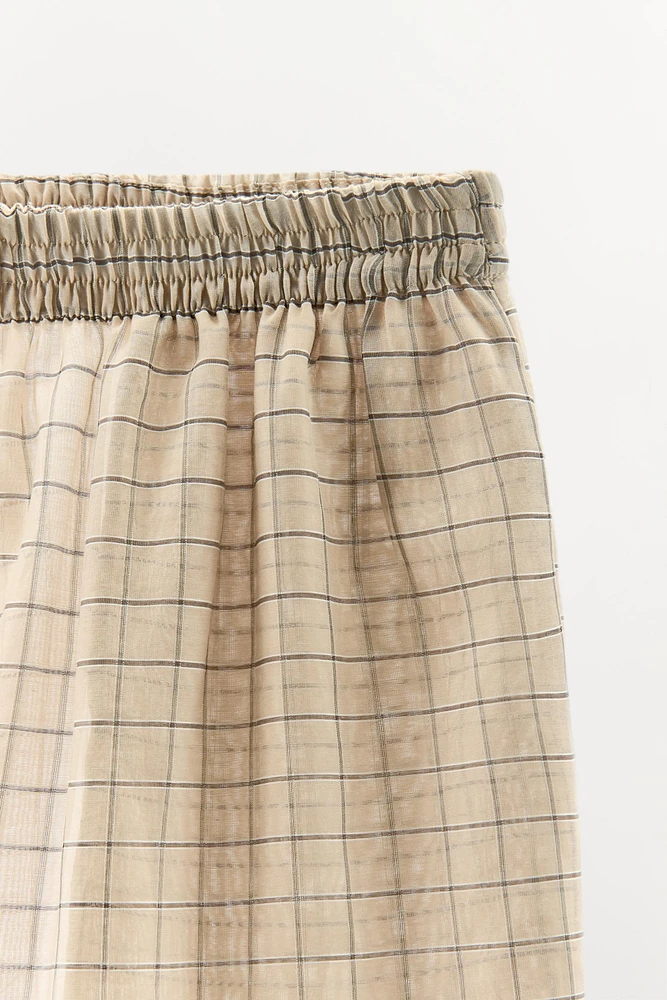PANTALON DE PYJAMA À CARREAUX