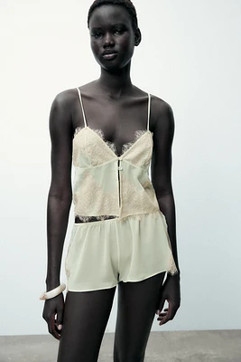 TOP STYLE LINGERIE BRETELLES DENTELLE