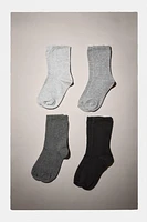 FOUR-PACK OF LONG SOCKS