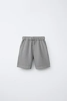 TEXTURED SHORTS