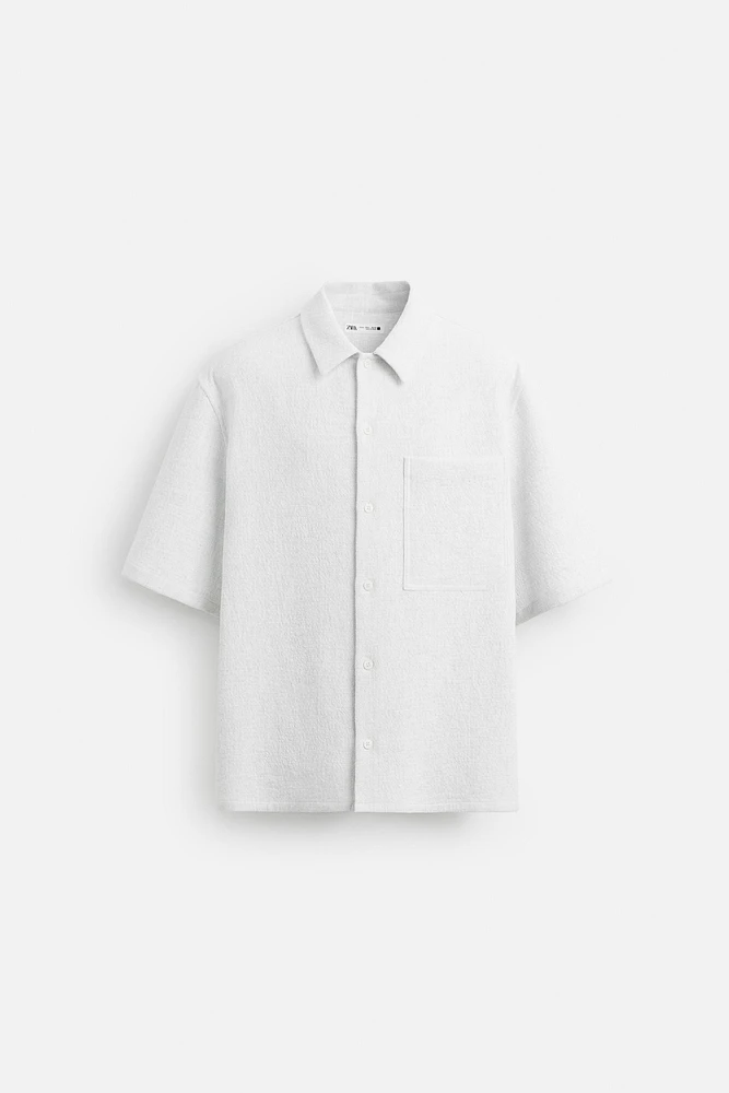 CHEMISE JACQUARD GÉOMÉTRIQUE